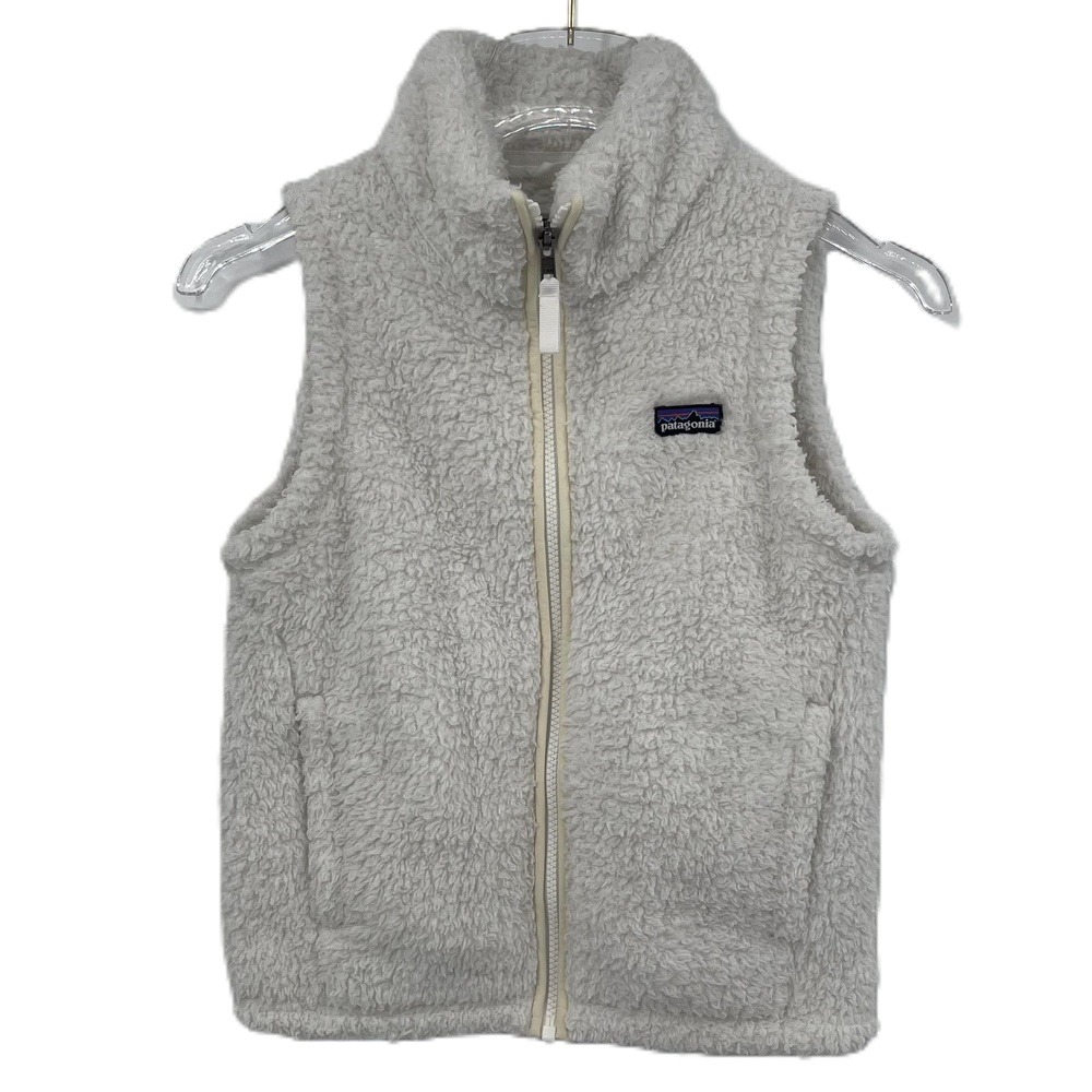 Patagonia | Fleece Girls' Los Gatos Vest | Birch White | Sz M (10)